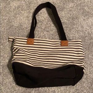 Like New Thirty-One Demi Day Bag Twill Stripe